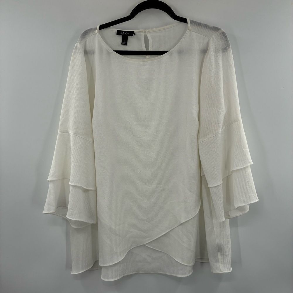 Alyx Cream Layered Women's Blouse